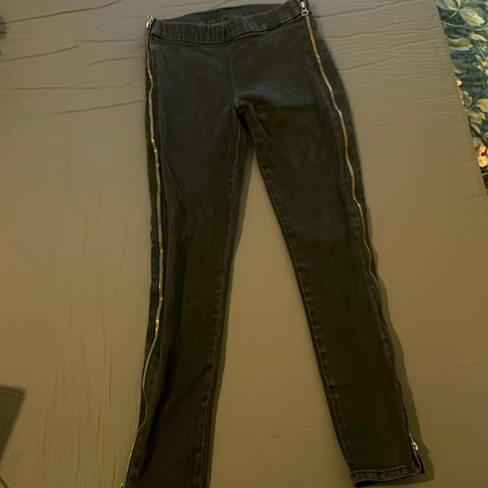 Hudson X GMJ Zip Side skinny Jeans